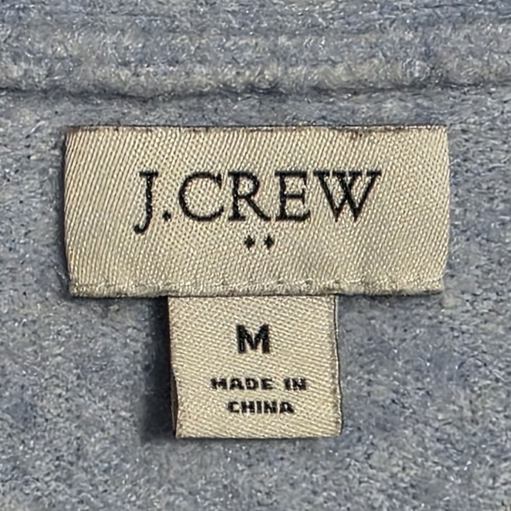 J CREW WOOL BLEND V-NECK CARDIGAN SWEATER BLUE SZ M - Picture 7 of 9